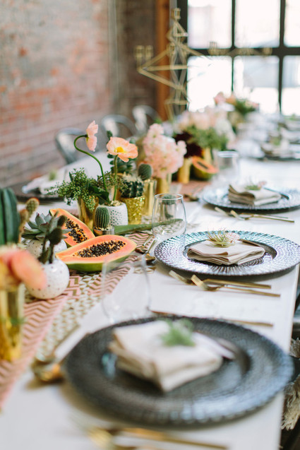 California boho chic baby shower