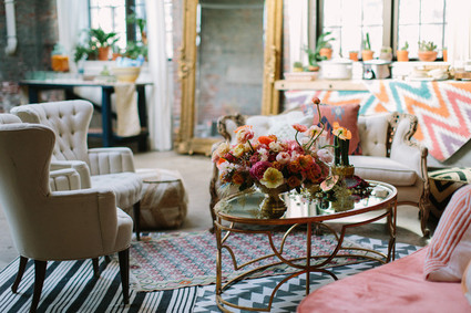 California boho chic baby shower