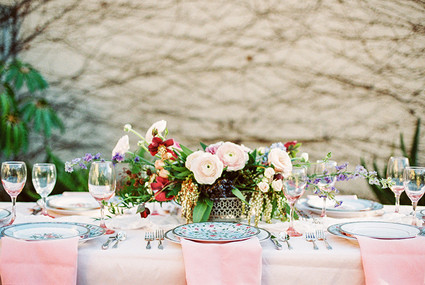 Garden tea party wedding Inspiration