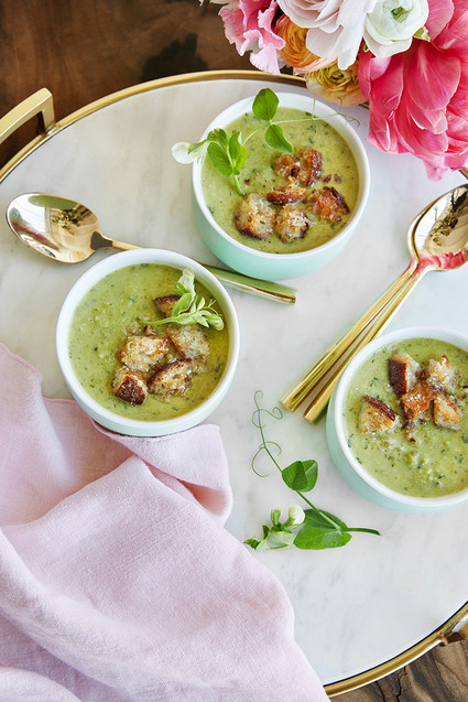 A modern glam easter brunch