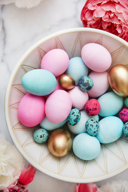 A modern glam easter brunch