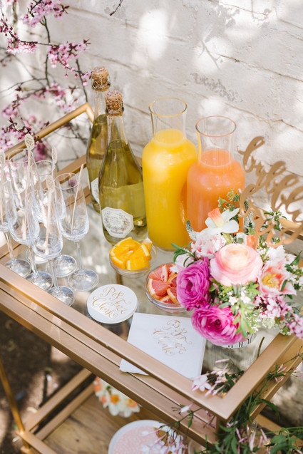 easter brunch bubbly bar Inspiration