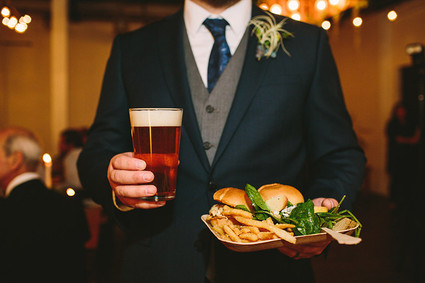 Casual wedding food