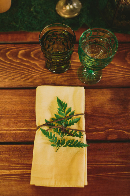 Rustic wedding reception decor