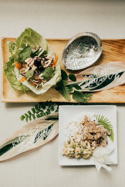 Tropical party decor