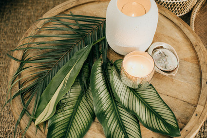 Tropical party decor