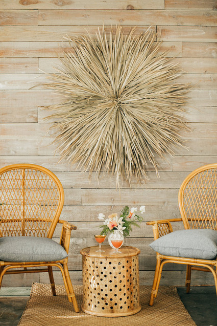 Tropical party decor