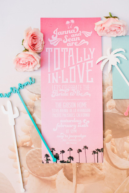 Tropical bridal shower