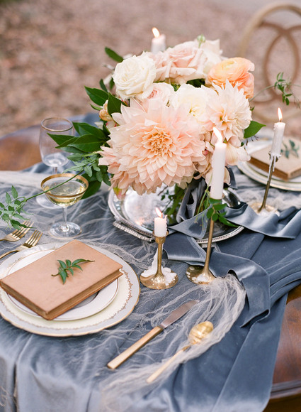 Pink dahlia floral decor