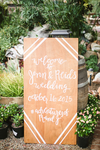 Wood signage
