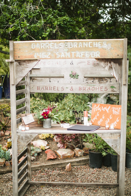 DIY garden wedding