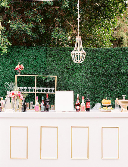 Tropical Palm Springs wedding