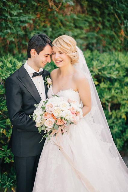 Intimate European garden wedding