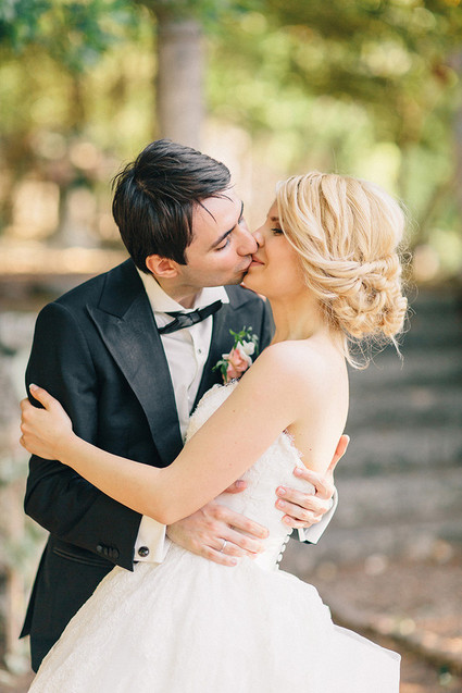 Intimate European garden wedding