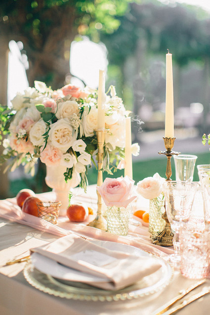 Intimate European garden wedding