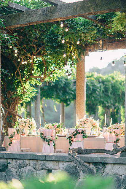 Intimate European garden wedding