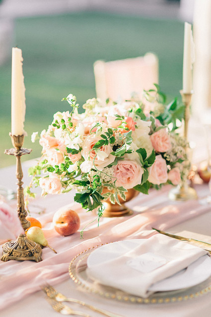 Intimate European garden wedding