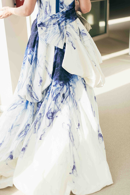 Custom wedding dress