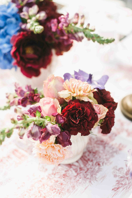Colorful eclectic Italian wedding