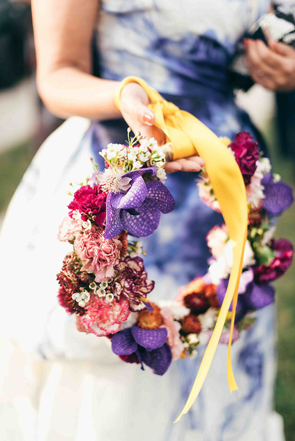 Colorful eclectic Italian wedding