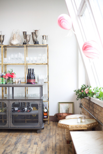 Elegant pink 1st birthday party