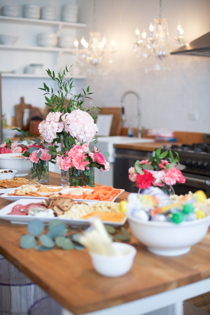 Elegant pink 1st birthday party