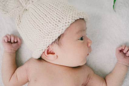 Baby girl newborn photos