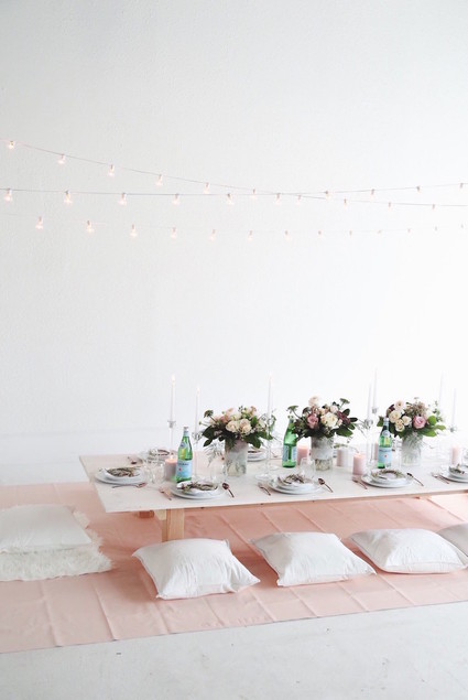 feminine parisian inspired baby shower