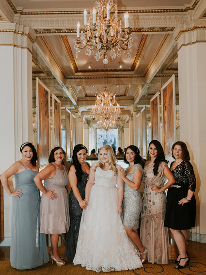 Old Hollywood inspired wedding