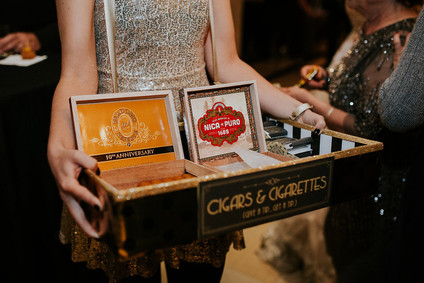 Old Hollywood inspired wedding