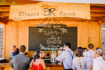 Rustic wedding decor