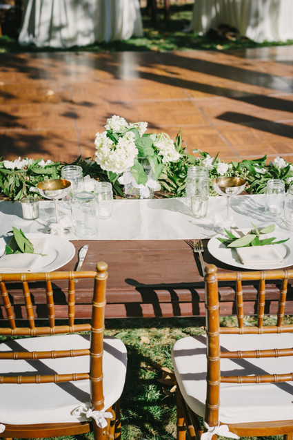 Rustic wedding decor