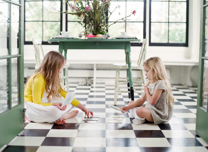 Spring tea party for little girls