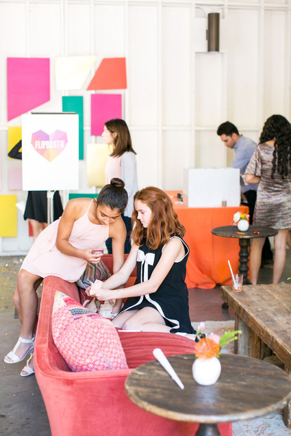 Modern, colorful Bat Mitzvah at the Lombardi House Inspiration