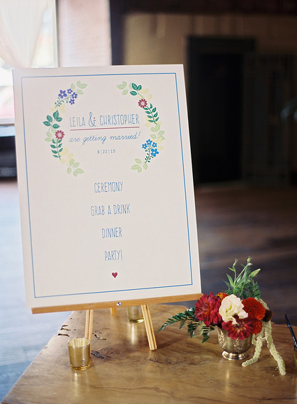 Wedding signage