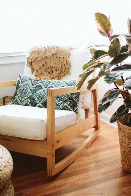 natural bohemian nursery Inspiration