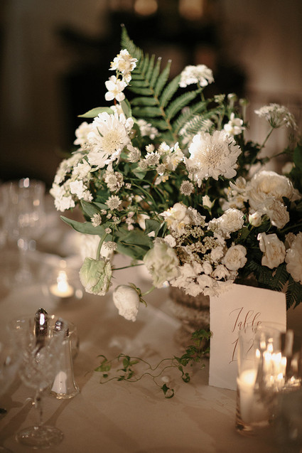 Elegant wedding reception