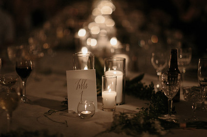 Elegant wedding reception