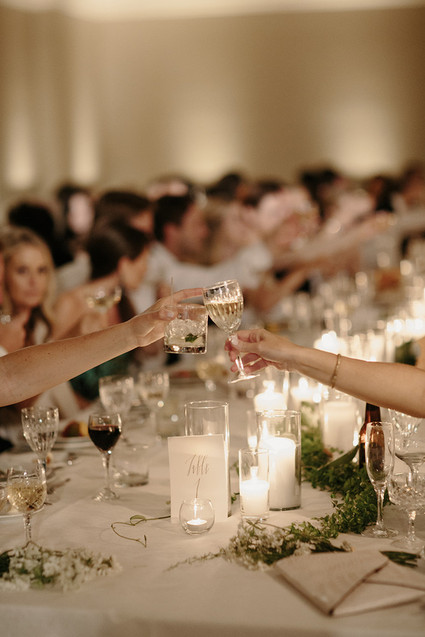 Elegant wedding reception
