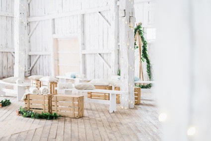 Modern barn wedding inspiration
