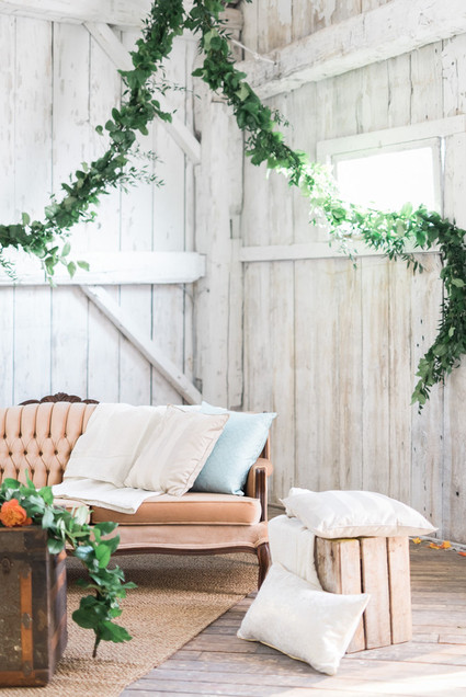 Modern barn wedding inspiration