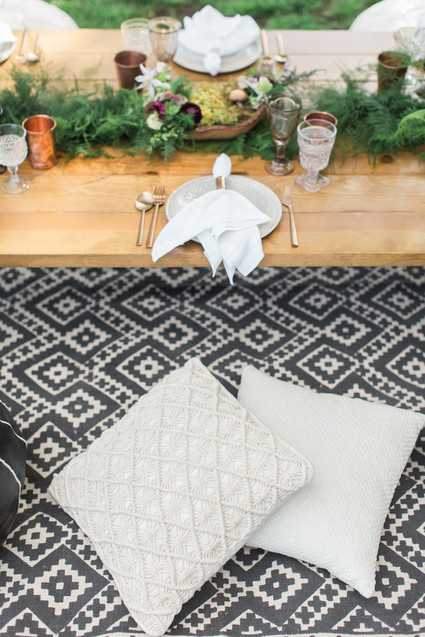 modern camp themed 1st birthday