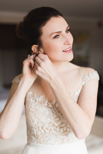 Reem Acra wedding dress