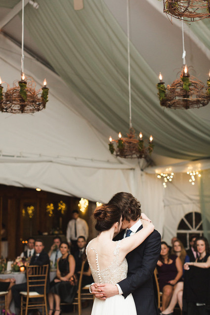 Fall woodland wedding