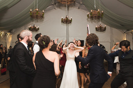 Fall woodland wedding