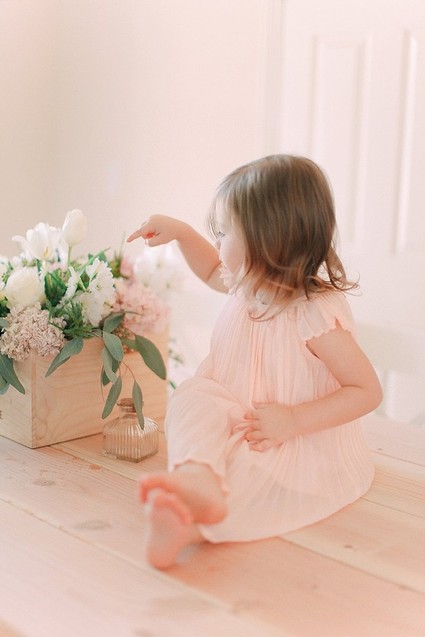 Blush 2nd birthday shoot Inspiration