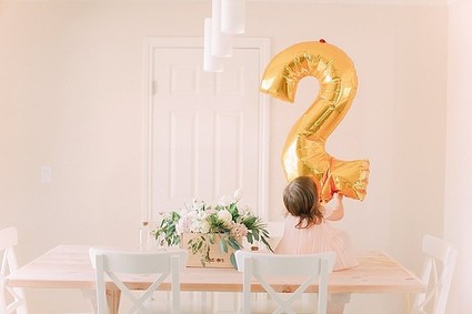 Blush 2nd birthday shoot