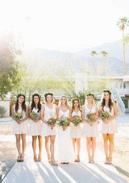 Bohemian bridesmaids