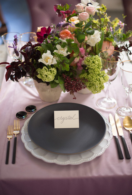 Modern place setting Inspiration