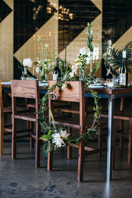 Modern black and white wedding inspiration Inspiration